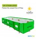 Mipatex HDPE Organic Vermi Compost Maker Bed 250 GSM 4ft x 4ft x 2ft (Green)